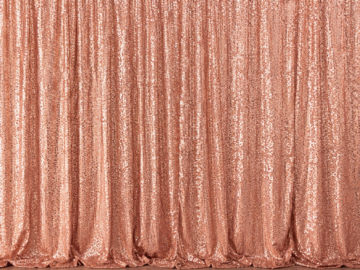 Rose Sequin photo booth backdrop